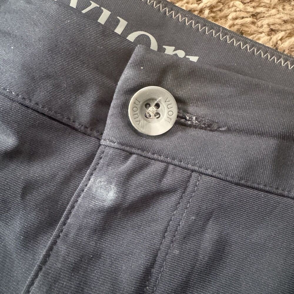 Vuori Men’s Meta Athletic 38 Stretch V430-S Ink Navy Blue 5 Pocket Tech Pants - Picture 5 of 7